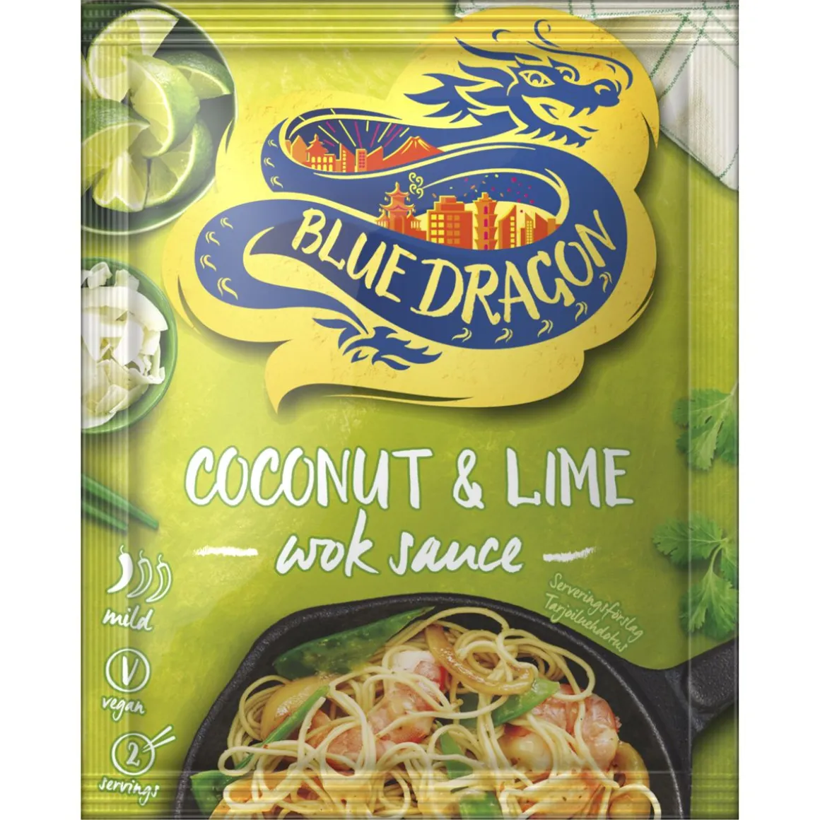 BLUE DRAGON BLUE DRAGON COCONUT LIME WOK-KASTIKE 120 G