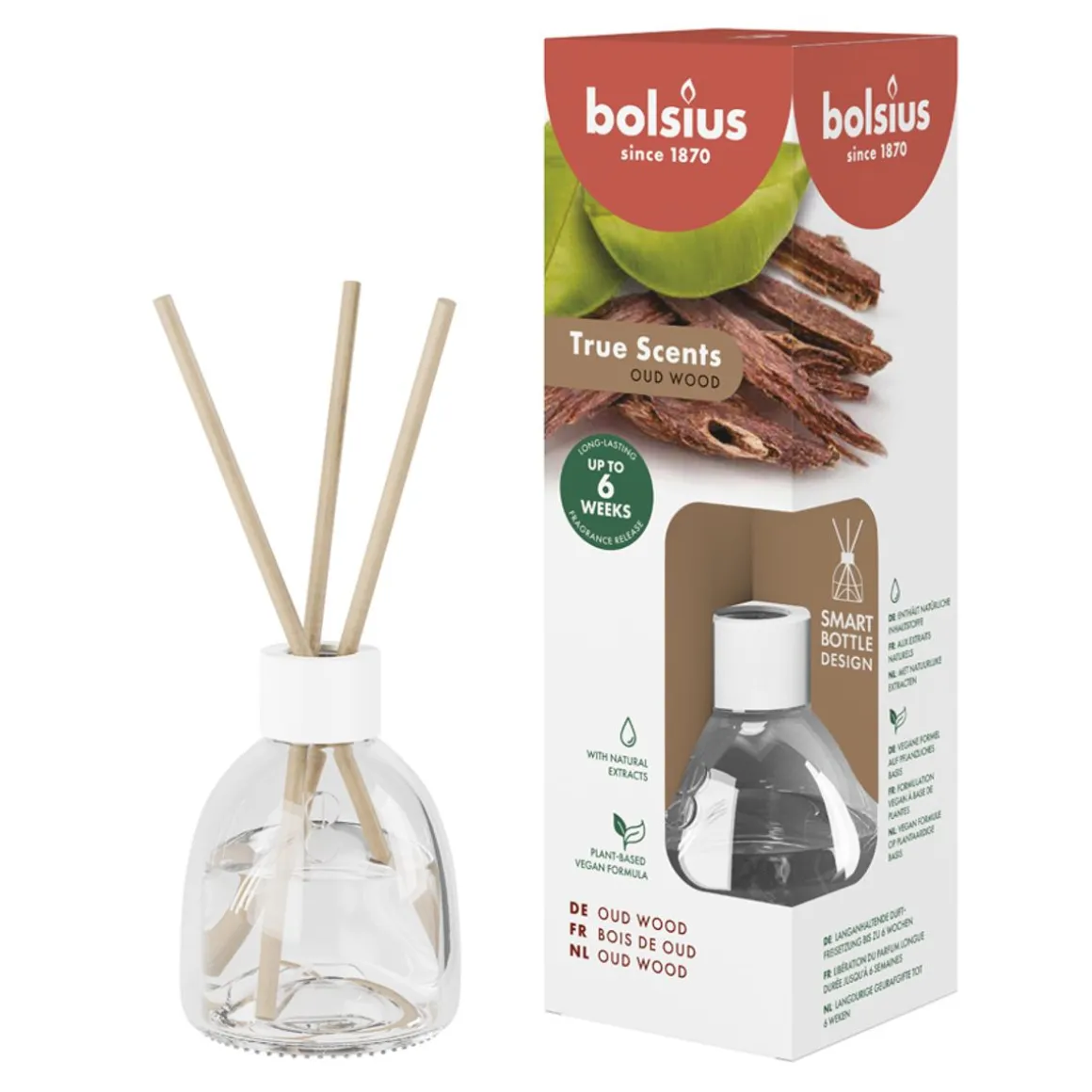 BOLSIUS TUOKSUTIKKU 60ML OUD WOOD