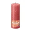 BOLSIUS PÖYTÄKYNTTILÄ 190/68 RUSTIC BLOSSOM PINK