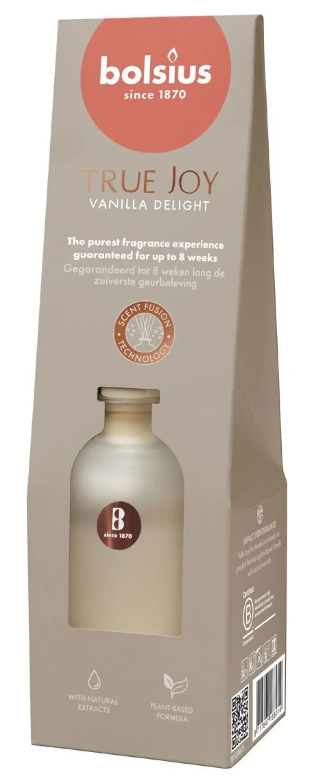 BOLSIUS TUOKSUTIKKU 80ML VANILLA DELIGHT