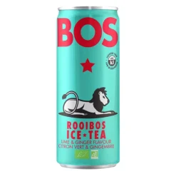 BOS 250ML LIME & GINGER ROOIBOS ICE TEA FI-EKO-201 250 ML