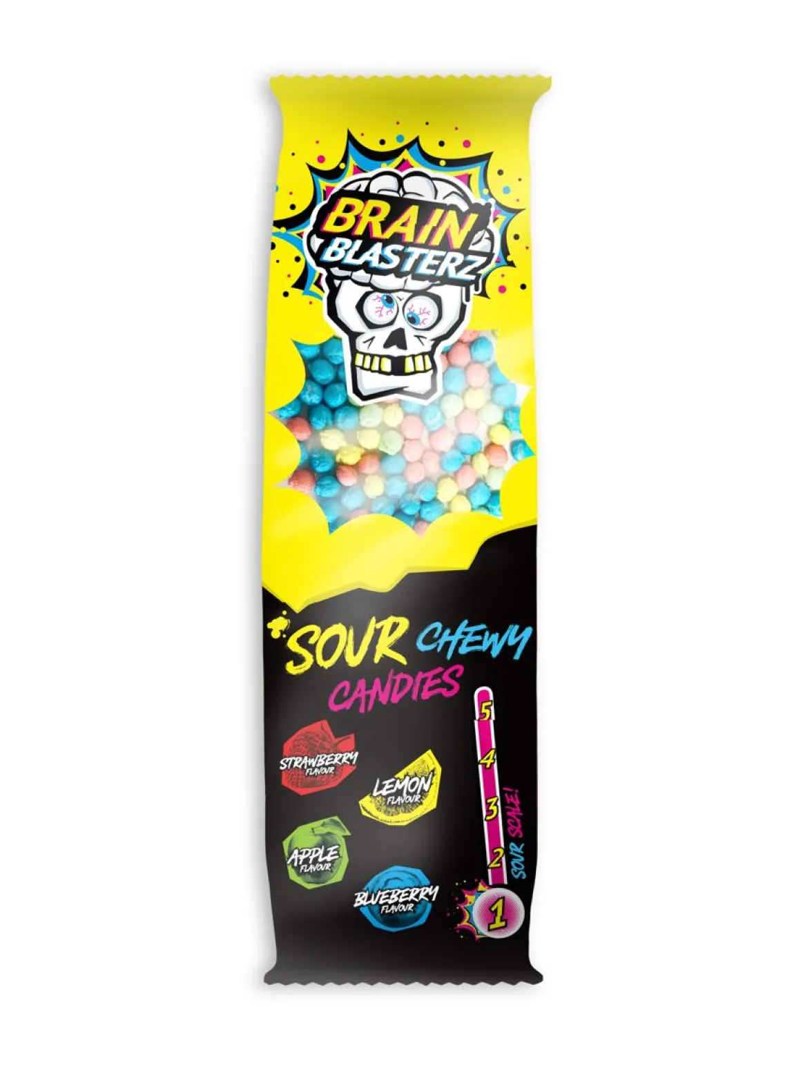 BRAIN BLASTERZ CHEWY CANDY KIRPEÄT KARKKIRAKEET 60 G