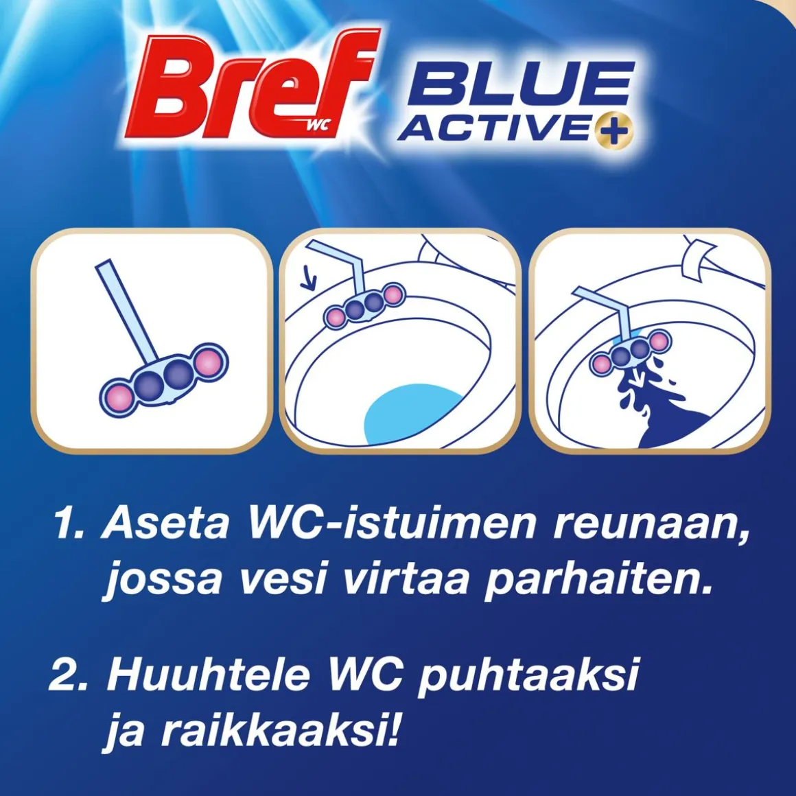 BREF BLUE ACTIVE FLOWER DUO WC-RAIKASTIN 2-PACK 100 G