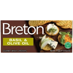 BRETON BASIL&OLIVE OIL VOILEIPÄKEKSI 112 G