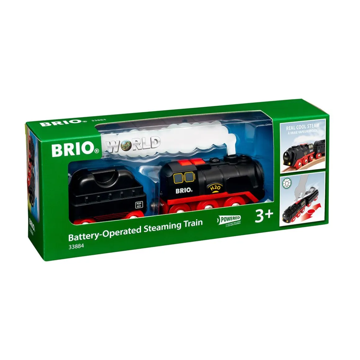 BRIO PARISTOKÄYTTÖINEN HYÖRYÄVÄ HÖYRYJUNA