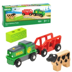 BRIO PARISTOKÄYTTÖINEN MAATILAJUNA