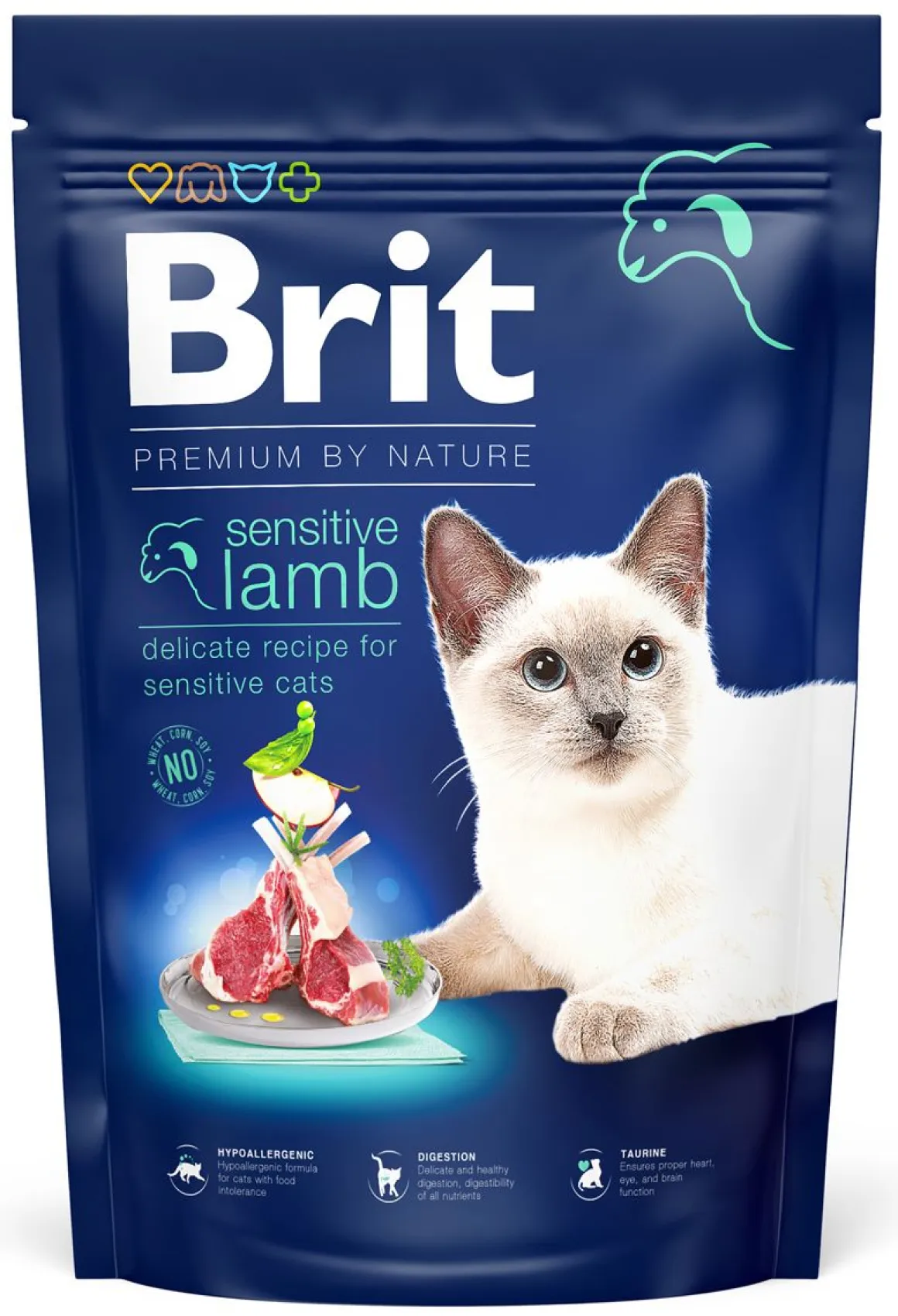 BRIT PREMIUM BY NATURE LAMMASTA HERKKÄV. KISSOILLE 1,5 KG
