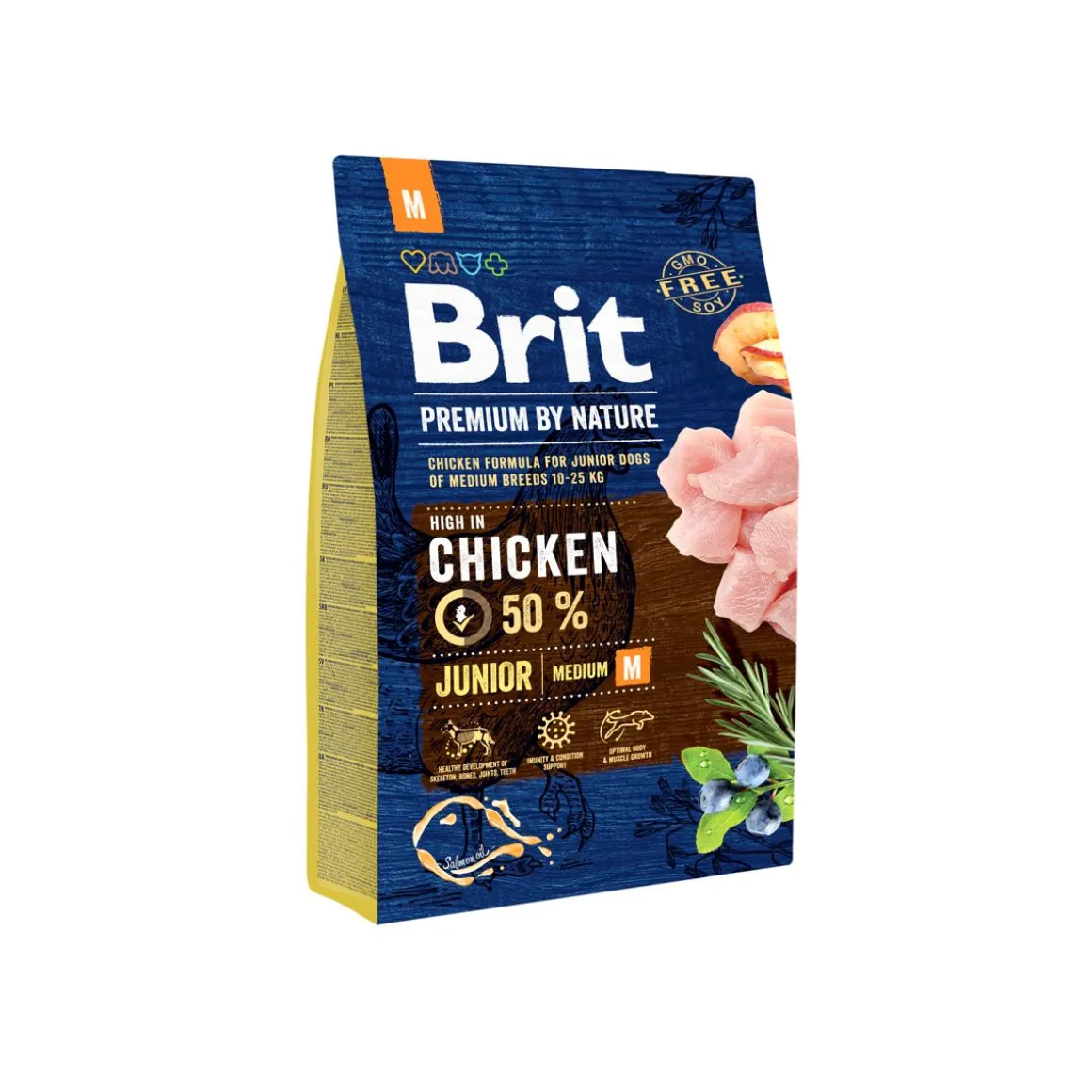 BRIT PREMIUM BY NATURE JUNIOR M CHICKEN 3 KG
