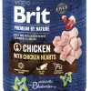 BRIT PREMIUM BY NATURE PATE CHICKEN WITH CHICKEN HEARTS 800 G