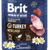BRIT PREMIUM BY NATURE PATE TURKEY WITH LIVER 800 G
