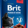 BRIT PREMIUM CAT ANNOSP. ADULT GRAVY BEEF STEW & PEAS 100 G