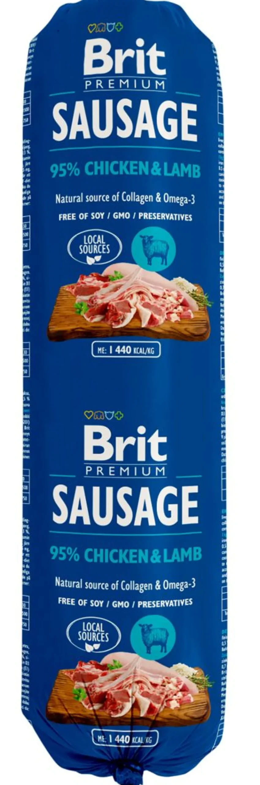 BRIT PREMIUM SAUSAGE CHICKEN & LAMB 800 G