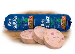 BRIT PREMIUM SAUSAGE TURKEY & PEAS 800 G