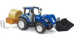 BRUDER NEW HOLLAND T5.120 TRAKTORI LISÄVARUSTEILLA