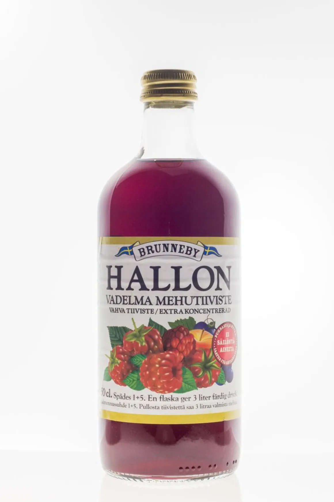 BRUNNEBY VADELMA MEHUTIIVISTE 500 ML