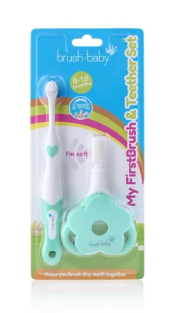 BRUSH BABY FIRSTBRUSH ENSIHARJA JA PURULELU 0-18KK