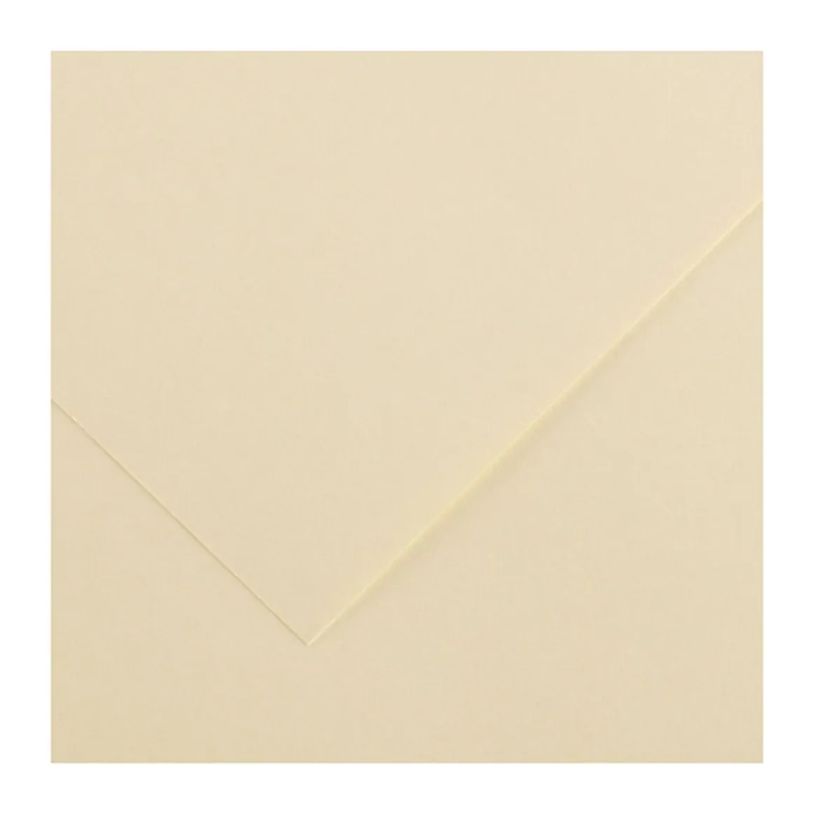 CANSON IRIS VIVALDI 240G 50X65 02 CREAM VÄRIKARTONKI