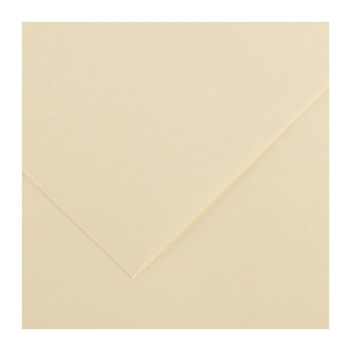 CANSON IRIS VIVALDI 240G 50X65 02 CREAM VÄRIKARTONKI