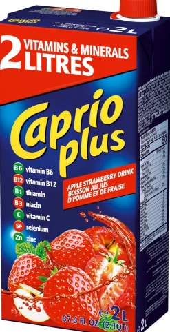 CAPRIO PLUS MANSIKKA-OMENA MEHUJUOMA 2 L