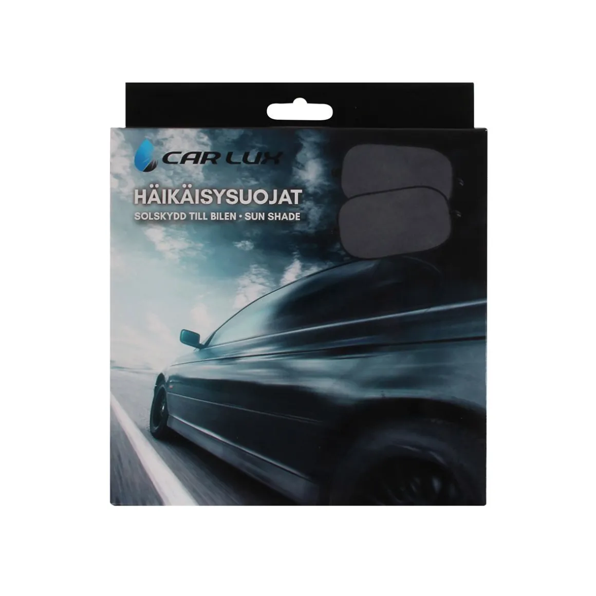 CAR LUX HÄIKÄISYSUOJA SIVUIKKUNAAN 52X30CM 2KPL
