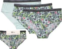 CARLSTEINS TYTTÖJEN HIPSTERIT 3-PACK 134/140 KUKKA
