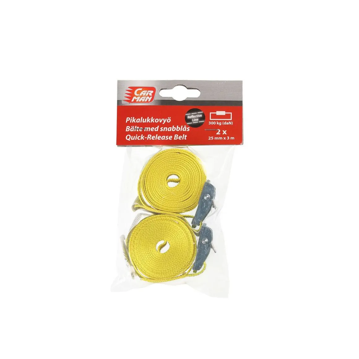 CARMAN PIKALUKKOVYÖ HEIJASTAVA 25 MM 3 M 2KPL