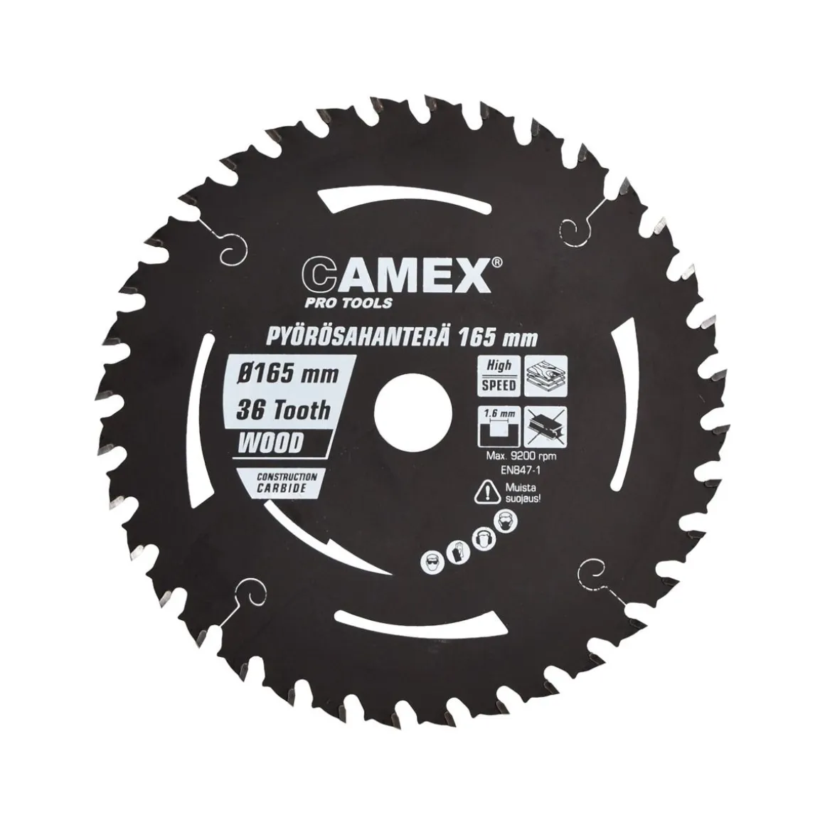 CARMEX PYÖRÖSAHANTERÄ PRO 165X20X1,6MM 36T