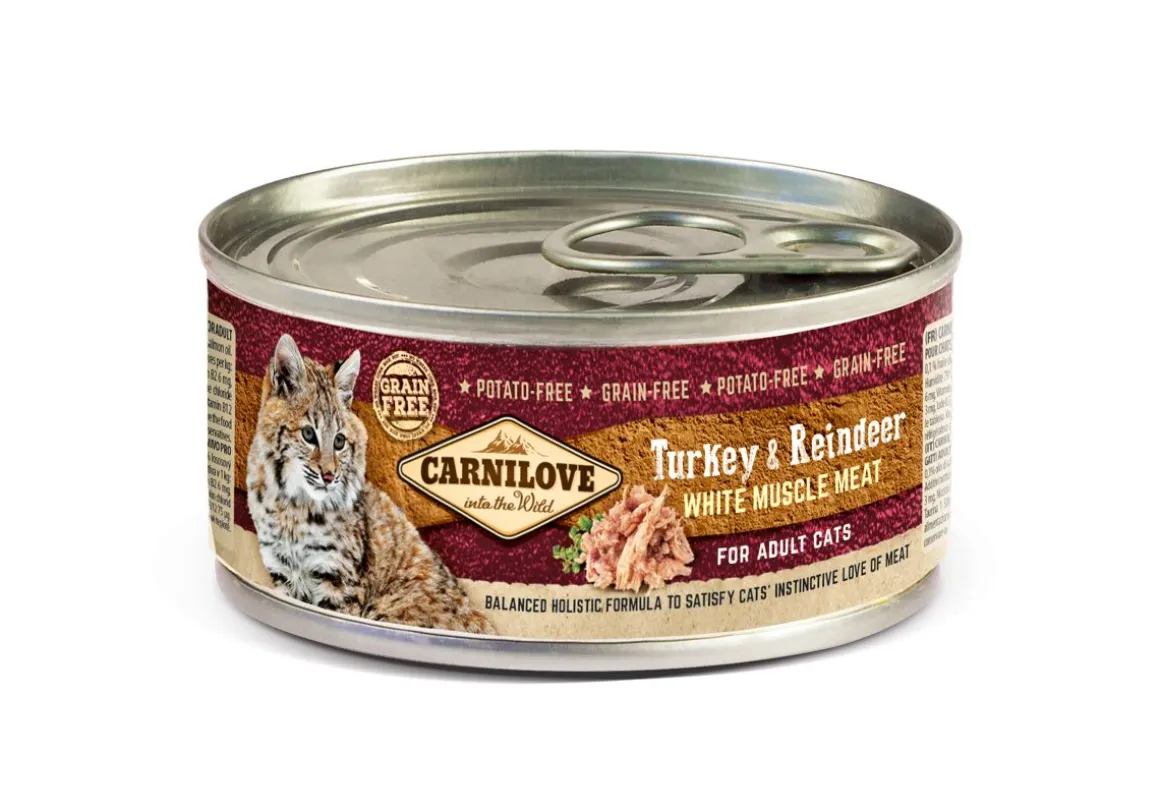 CARNILOVE KISSANRUOKA ADULT KALKKUNA-PORO 100 G