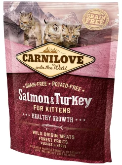 CARNILOVE KISSAN TÄYSRAVINTO PUPPY LOHI-KALKKUNA 400 G