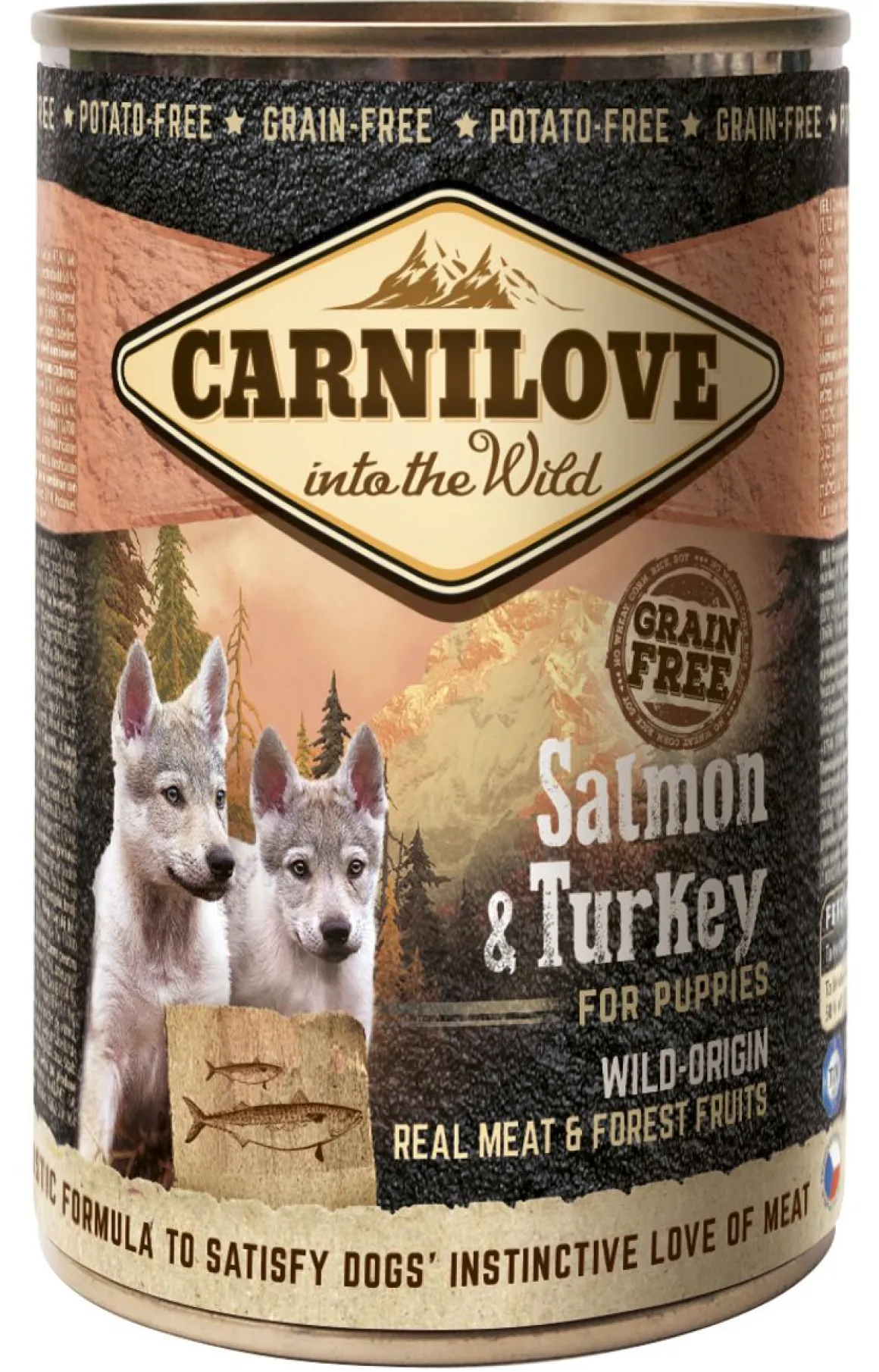CARNILOVE KOIRANRUOKA PUPPY LOHI-KALKKUNA 400 G