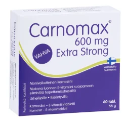 CARNOMAX 600MG EXTRA STRONG 60 KPL