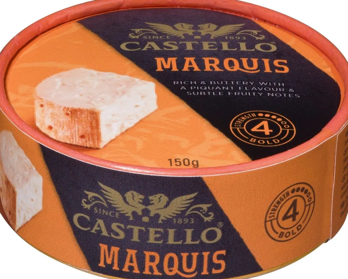 CASTELLO MARQUIS PUNA-VALKOHOMEJUUSTO 150 G