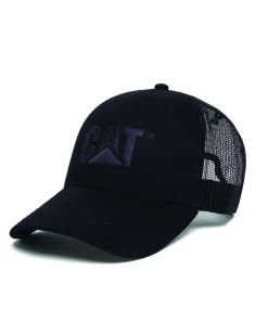 CAT  LIPPALAKKI TRUCKEN LOGO MUSTA