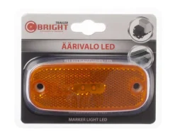 C-BRIGHT LED ÄÄRIVALO 111X45MM 12-24V KELTAINEN