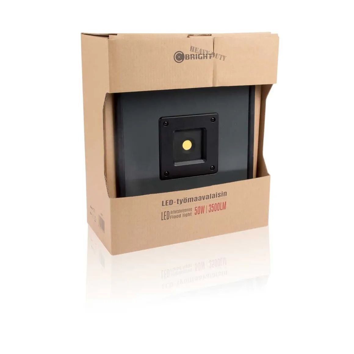 C-BRIGHT LED-TYÖVALAISIN 50W 5M KUMIKAAPELI IP20 3500LM