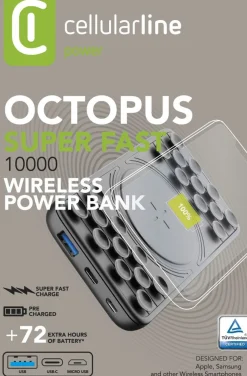 CELLULARLINE OCTOPUS SUPER FAST 10000 LANGATON VARAVIRTALÄHDE