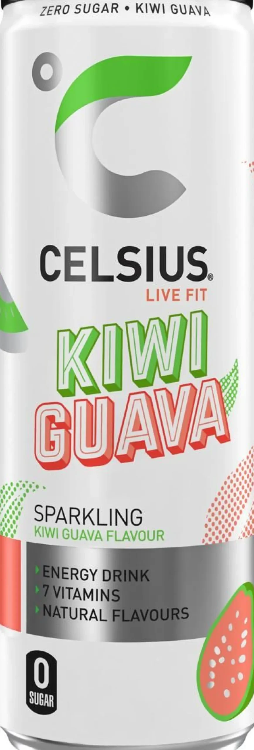 CELSIUS VITAMINOITU ENERGIAJUOMA KIWI-GUAVA TLK 355 ML