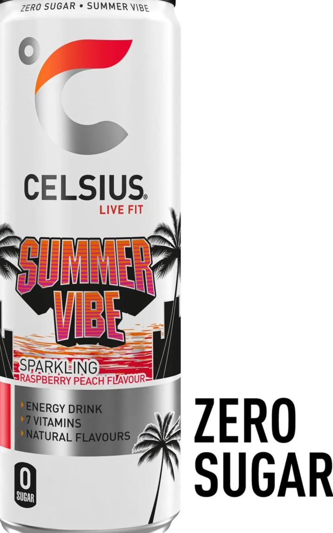 CELSIUS VITAMINOITU ENERGIAJUOMA SUMMER VIBE TLK 355 ML