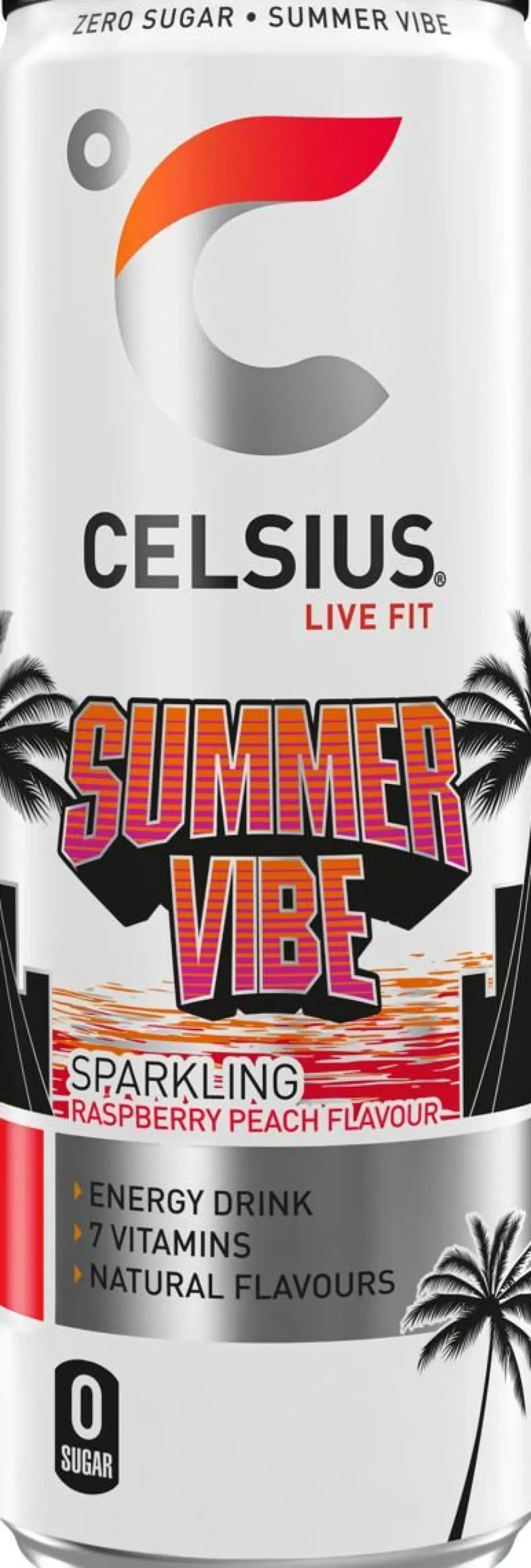 CELSIUS VITAMINOITU ENERGIAJUOMA SUMMER VIBE TLK 355 ML