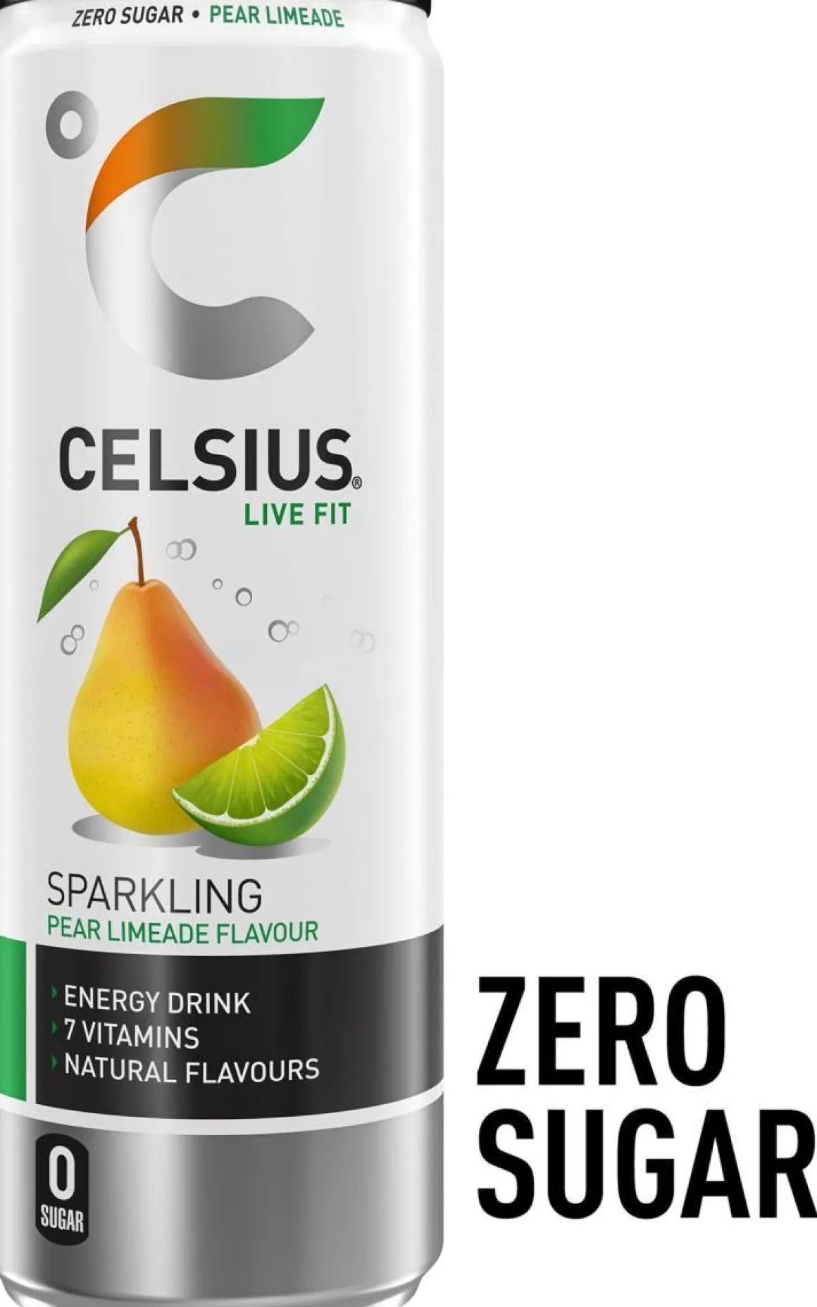 CELSIUS VITAMINOITU ENERGIAJUOMA PEAR LIMEADE TLK 355 ML