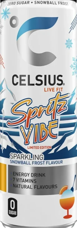CELSIUS VITAMINOITU ENERGIAJUOMA SPRITZ VIBE TLK 355 ML