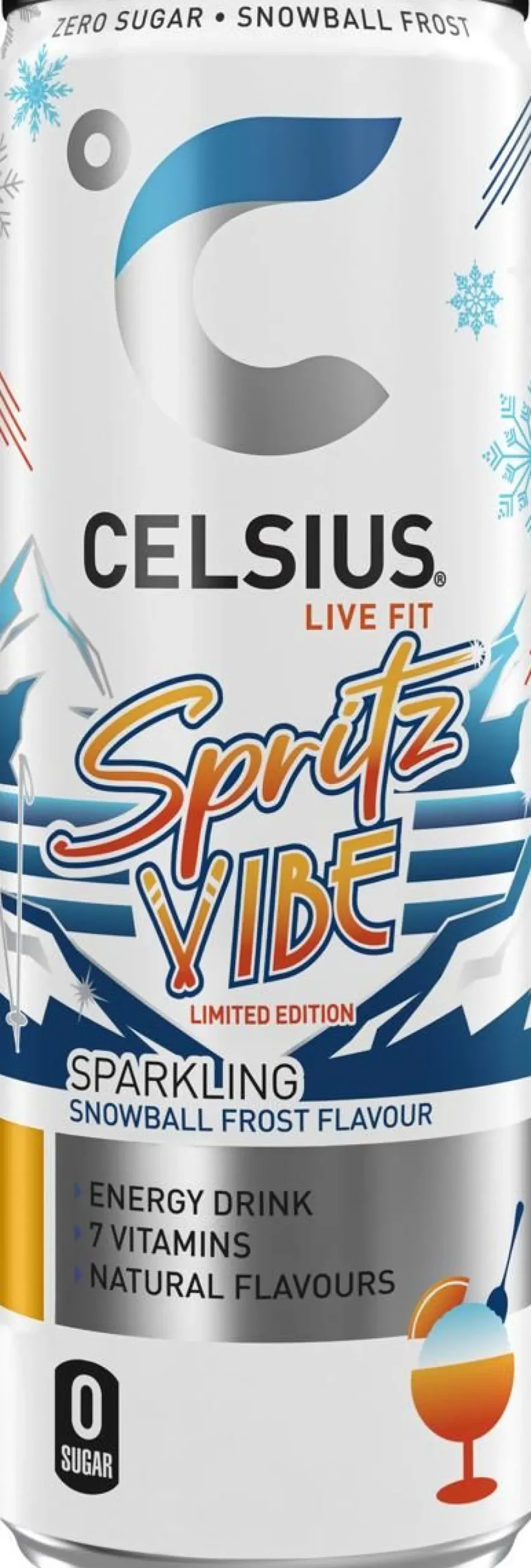 CELSIUS VITAMINOITU ENERGIAJUOMA SPRITZ VIBE TLK 355 ML