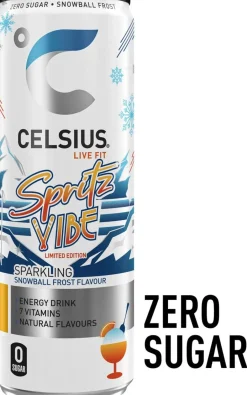 CELSIUS VITAMINOITU ENERGIAJUOMA SPRITZ VIBE TLK 355 ML