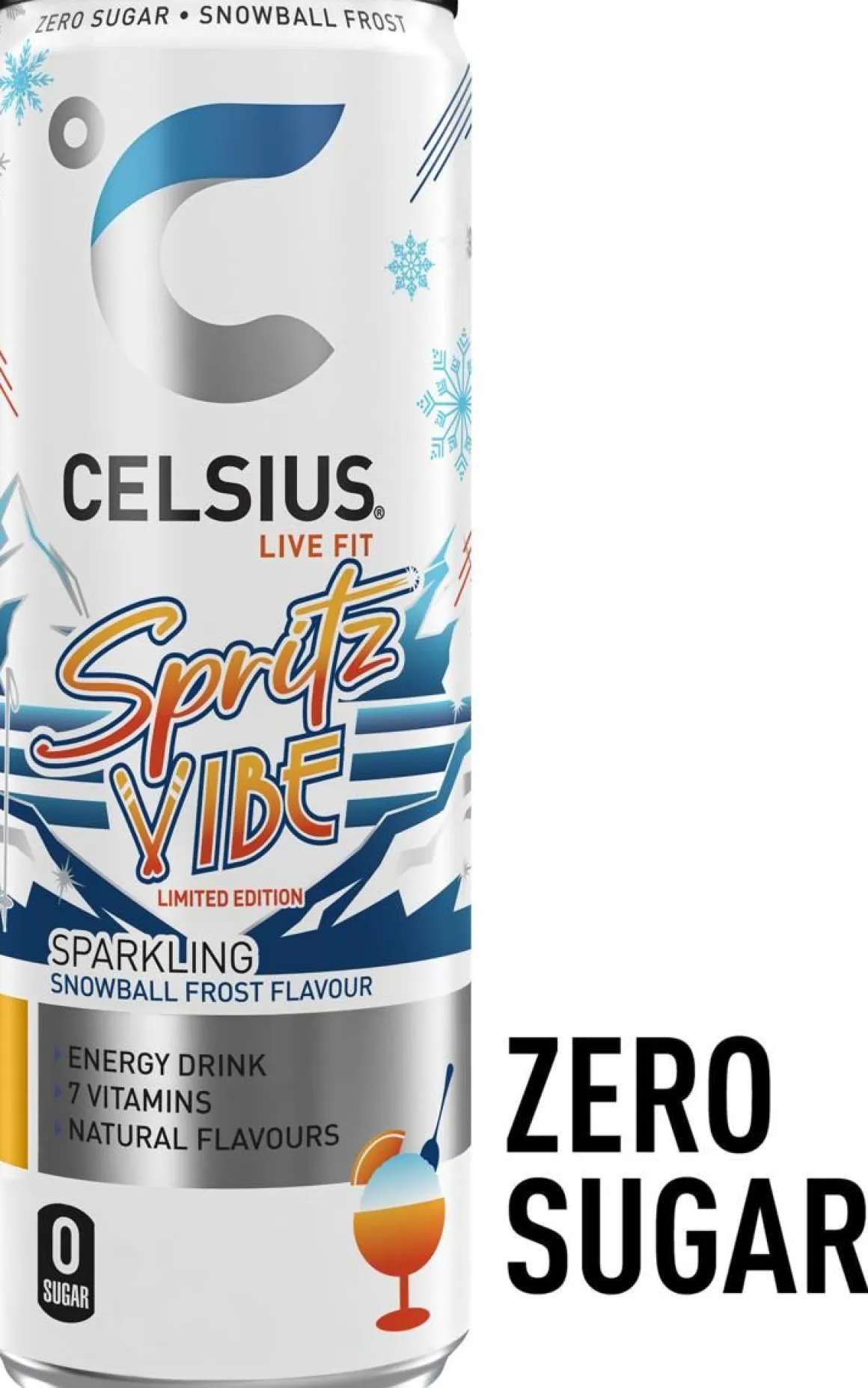 CELSIUS VITAMINOITU ENERGIAJUOMA SPRITZ VIBE TLK 355 ML