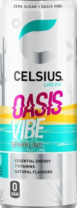 CELSIUS VITAMINOITU ENERGIAJUOMA OASIS VIBE TLK 355 ML