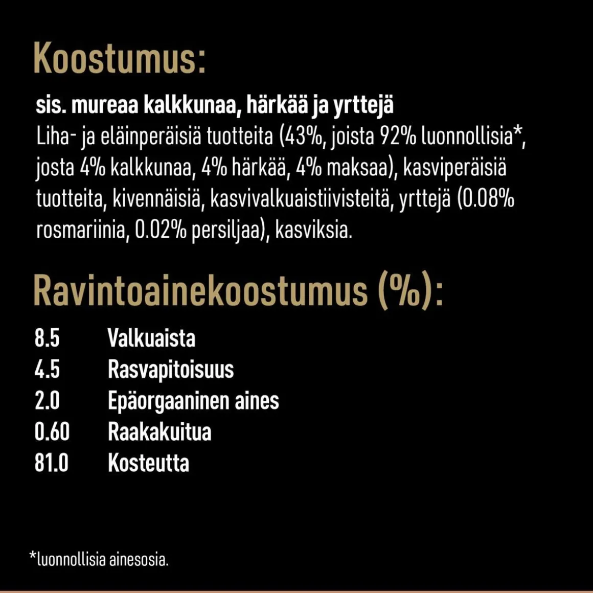 CESAR COUNTRY KITCHEN HÄRKÄ & KALKKUNA 150 G