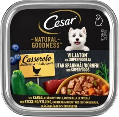 CESAR NATURAL GOODNESS VILJATON KANAA KASTIKKEESSA 100 G