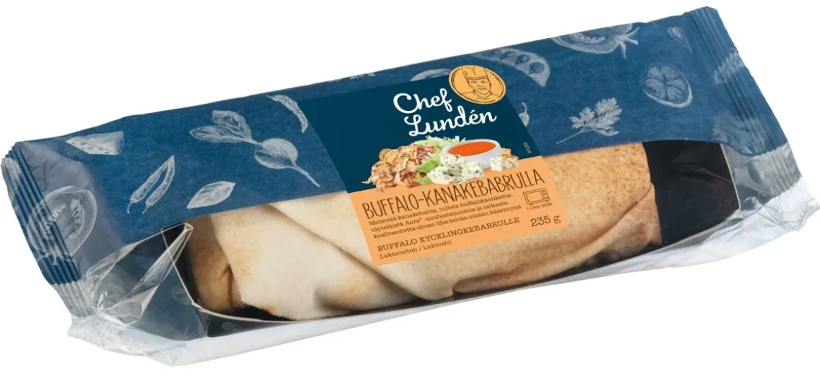CHEF LUNDEN BUFFALO-KANAKEBABRULLA 235 G