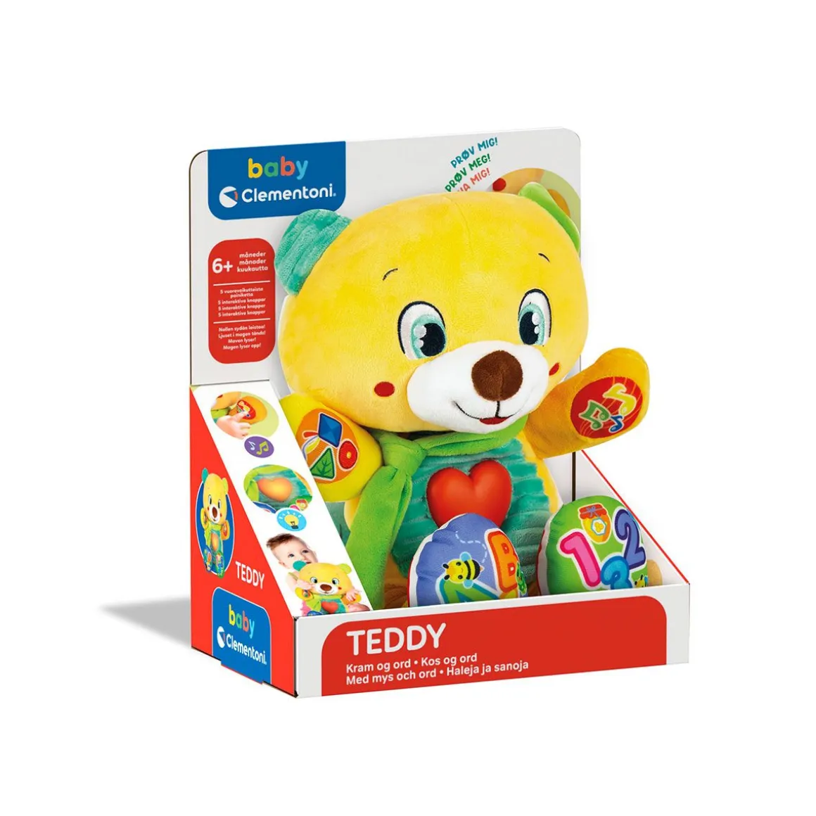 CLEMENTONI PUHUVA TEDDY-NALLE