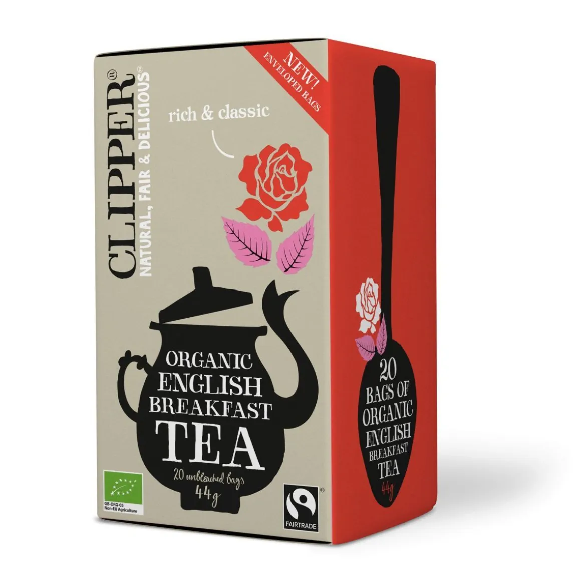 CLIPPER TEE 20PS ENGLISH BREAKFAST LUOMU 44 G